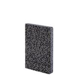 Nuuna Not Defteri A6 | Graphic S - Analog | Noktalı Journal | 2,5 mm Nokta Izgarası | 176 Numaralı Sayfa | 120 g Premium Kağıt | Deri Siyah | Almanya'da Sürdürülebilir Üretim