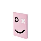 Nuuna Not Defteri A6 | Graphic S - OX | Noktalı Journal | 2,5 mm Nokta Izgarası | 176 Numaralı Sayfa | 120 g Premium Kağıt | Deri Pembe | Almanya'da Sürdürülebilir Üretim