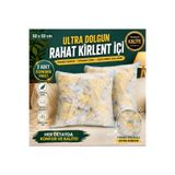 Nuvadekor 50x50 cm Kırpık Sünger Dolgulu Kırlent Minderi - Dolgun Yastık İçi İKİLİ