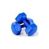 Nuveden 4kg Plastik Köşeli Dambıl 2 Parça (4887) NVDN-GOITLT34 - 0,5 kg - Renkli