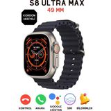 Nuveden Ieg 49MM Ekranlı, Nabız ve Uyku Takibi Yapabilen, Suya Dayanıklı Akıllı Saat - Siyah Silikon K - Renkli - Standart - 1