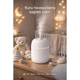 Nuveden Ieg Bebek ve Çocuk Odası Için Sessiz Ultrasonik Hava Nemlendirici Gece Lambalı Buhar Makinesi G - Renkli - 1