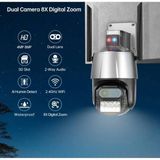 Nuveden Ieg Çift Lensli 8x Zoom 4mp 4K Ultra Hd Hareketli Gece Görüşlü Dış Mekan Wifi Ip Kamera 2 Yı - 1