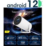 Nuveden Ieg LED Full Hd Projeksiyon Cihazı 1280X720 Çözünürlük 200 Ansilümen 3000:1 Kontrast Beyaz Gl - Renkli