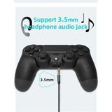Nuveden Ieg Siyah Wireless Bluetooth Joystick Ps4 Uyumlu Titreşimli Oyun Kolu 1 Yıl Garantili Glyaln - Renkli