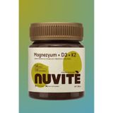 Nuvite Magnezyum+D3+K2 Glutensiz Şekersiz Keçiboynuzlu Fındıklı Sürülebilir Çikolata 300Gr