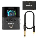 NUX B-8 2,4 GHz Kablosuz Sistem, Gitar, Bas, Elektronik Manyetikler ile Çeşitli Aletler, Dahili Güçlendirici/Tuner, 6 Seviyeli Kararlılık, Akıllı Frekans Atlama