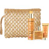 Nuxe Bronzlaştırıcı + Glow Krem + Işıltılı Kuru Yağ 3'lü Set - Şeffaf - Standart