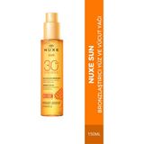 Nuxe Bronzlaştırıcı Yüz ve Vücut Yağı 150 ml SPF 30 Tüm Cilt Tipleri İçin Suya Dayanıklı