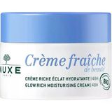 Nuxe Creme Fraiche Glow Rich Moisturizing Cream 48H - Nemlendirici Organik Yoğun Bakım Kremi - 50 Ml