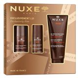 Nuxe Exclusivement Lui Erkek Bakım Seti - Duş Jeli 200 ml + Nemlendirici Jel 50 ml + Deodorant 50 ml