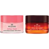 Nuxe Gül Özlü Besleyici Dudak Kremi + Rêve De Miel Besleyici Onarıcı Dudak Kremi 2'li Set - Şeffaf - Standart
