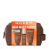 Nuxe Men Boost Erkek Bakım Seti, Serum, Nemlendirici Jel Krem, Duş Jeli, Taşıma Çantası