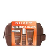 Nuxe Men Boost Erkek Bakım Seti, Serum, Nemlendirici Jel Krem, Duş Jeli, Taşıma Çantası