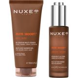 Nuxe Men Yaşlanma Karşıtı Serum & Duş Jeli Erkek Bakım Seti - Şeffaf - Standart