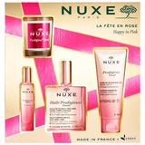 Nuxe Prodigieux Floral Çiçeksi Güzellik Seti - Kuru Yağ 100 ml + Duş Jeli 100 ml + Mum 70 gr + Parfüm 15 ml