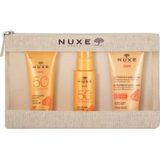 Nuxe Sun Güneş Koruyucu Yüz Kremi SPF50 30 ML + Güneş Sonrası Bakım Kremi 50 ML + Koruyucu Yüz ve Vücut Sütü SPF50 50 ML