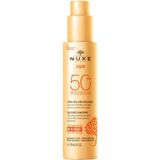 Nuxe Sun Spray Spf+50 Güneş Koruyucu Yüz ve Vücut Sütü 150 ml