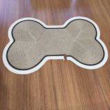 NV Sisters Kedi Köpek Kemik Şekli Mama Altlığı/evcil Hayvan Mama Paspası - Siyah