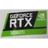 Nvidia Geforce Rtx 3080 Ti Sticker Yatay Etiket D155