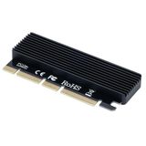 NVMe Mv2 SSD'den PCIe x16/x8/x4 alüminyum soğutucu kart PCIe M.2 NVMe çevirici