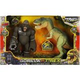 NW Nessi World S01071144 Oyun Set Primal Clash Gorilla/trex 2li