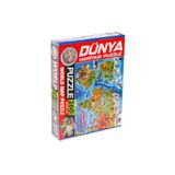 NW NessiWorld 7375 Dünya Kültür Haritası Puzzle -Totteriq