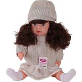 NW NessiWorld 7959 60 cm Trikolu Hırkalı Saçlı Büyük Bebek