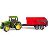 NW NessiWorld John Deere 6920 Traktör ve Kırmızı Römorku