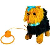 NW NessiWorld PFT-B267 Peluş Tasmalı Yürüyen Köpek Mavi -Vrd