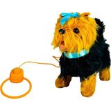 NW NessiWorld PFT-B267 Peluş Tasmalı Yürüyen Köpek Mavi