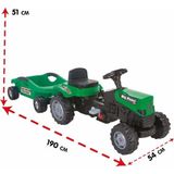 NW NessiWorld Power Pedallı Big Trolley Traktör Yeşil-Pls