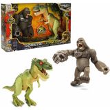 NW NessiWorld S01071144 Oyun Set Primal Clash Gorilla/trex 2li