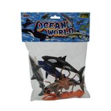 NW NessiWorld SH-Vardem 6 Parça 5 inch Çiftlik, Dinozor,Vahşi Orman ve Deniz Hayvanları Hayvan Seti FRTXMLV05.SH7101234