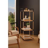 Nwood NATUREHOME NR 03 4 KATLI MASİF AHŞAP RAF