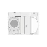 Nwork NX-5 2 Yollu 30W 6'lı Trafolu Duvar Hoparlör