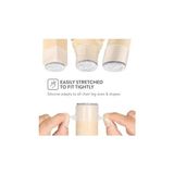 NY Home 16 Adet Keçeli Silikon (15MM*17MM) Masa Sandalye Pabuç Kaydırmaz Zemin KORUYUCU,18MM.KEÇESIZMAT - 000-Siyah