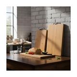 NY Home 2 Boy Bambu Kesme Tahtası Seti, Bambu Kesim Tahtası, Bambu Et Tahtası | Pratik ve Dayanıklı 2 Boy Bambu Kesme Tahtası Seti - Mutfakta Kesme Işlemlerini Kolaylaştırın! - Ahşap
