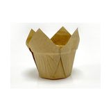 NY Home 50'li Kalın Lale Kapsül Kraft Muffin Kek Kalıbı, Içi Yağlı Kağıt Tulip, Safari Konsept, Cupcake Kağıdı Doğum Günü Parti Dekorasyonu Için
