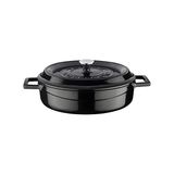 NY Home Döküm Çok Amaçli Yayvan Tencere Çap(Ø) 24 cm - Trendy Siyah
