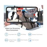 NY Home Kablosuz Ikili Yaka Mikrofonu iPhone ile Uyumlu 3.5mm Aux iPhone Type-C Pc Tablet Video Kayıt Röportaj Canlı Yayın Vlog Kablosuz Mikrofon USB C ve Amfi ve Bilgisayar Uyumlu ZR564