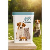 Ny Home Kedi Köpek Mama Kutusu Mavi Kapak 1 Adet - 0