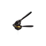 NY Home Pratik Kollu Limon Sıkacağı - Çekirdek Tutuculu Manuel Narenciye Sıkma Presi, Ergonomik El Tipi Limon ve Mandalina Sıkacağı (Siyah)