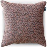 NY Home Reddish Delta Jakar Dokuma Dekoratif Kırlent/yastık Kılıfı 45X45 CM,%100 Polyester, Contemporary Stil - 001-Renkli
