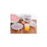 NY Home Silikon Streç Kapak Seti, Gıda Saklama Kabı Kapağı, Plastik, Çok Renkli, 6'lı Set, Elde Yıkanabilir