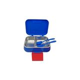 NY Home Wiggle 1030ML Lunchbox Hotwheels Lisanslı Tek Katlı 2 Bölmeli Paslanmaz Çelik Sefer Tası Yemek Kutu - 0,5 x 7 cm