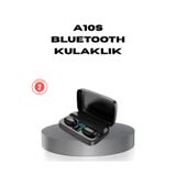 Ny Joy A10S Tws Bluetooth 5.0 Kulaklık – Powerbank’li Şarj Kutusu, Dokunmatik Kontrol, Gerçek Stereo - --
