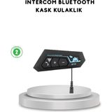 Ny Joy BT22 Kask Bluetooth Kulaklık 5.0 Gürültü Engelleyici ve Eller Serbest Kullanım - Çok Renkli