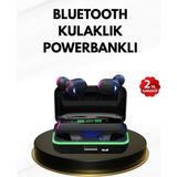 Ny Joy E10 Kablosuz Bluetooth Kulaklık – 3D Ses, Powerbank Şarj Kutusu - --