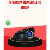 Ny Joy Q28 Kameralı Motosiklet Kask Kulaklık Bluetooth 5.3 Su Geçirmez 1080P Hd - Çok Renkli